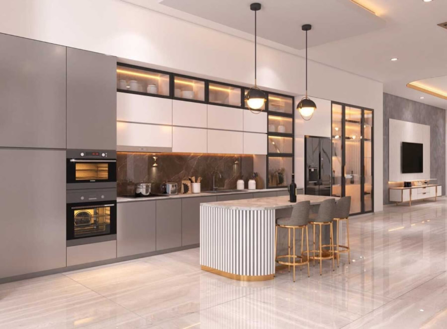 Thi công nội thất phòng bếp đẹp Vinh Nghệ An