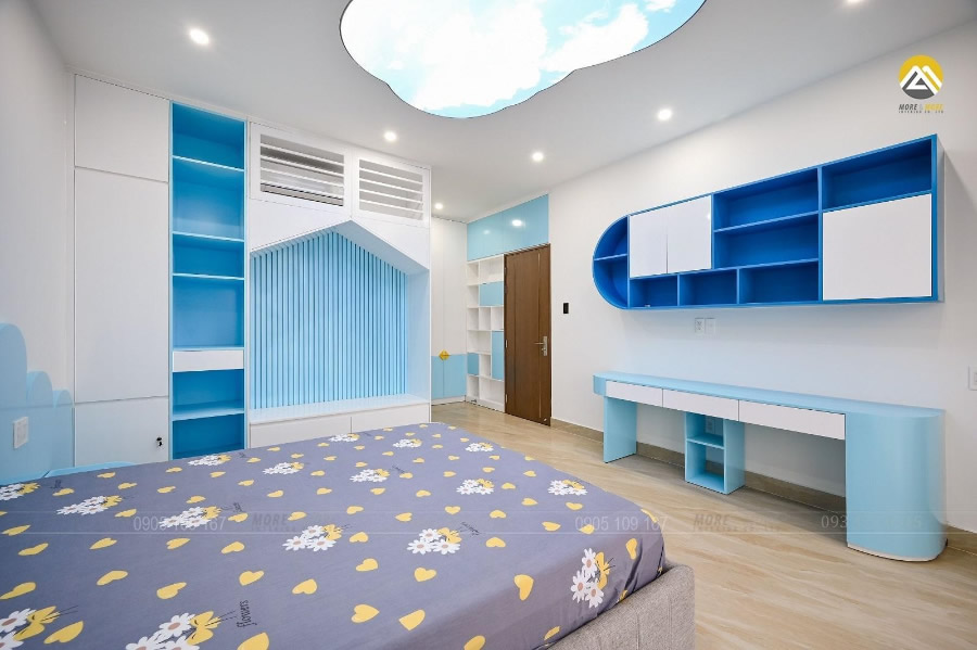 Thi công nội thất phòng ngủ cho trẻ em bé đẹp