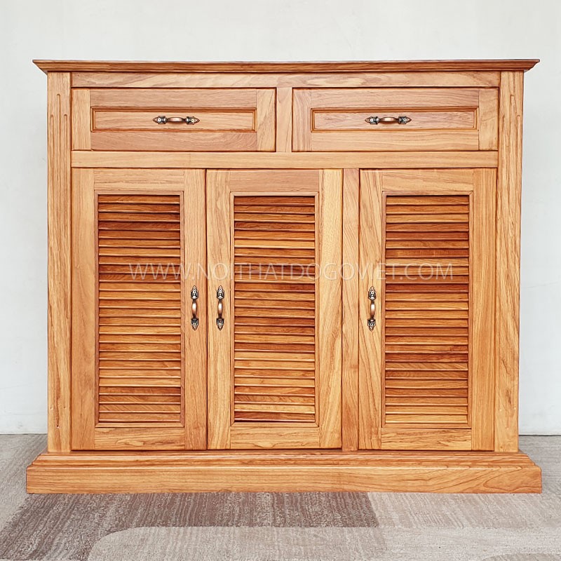 Tủ giày gỗ tự nhiên đẹp