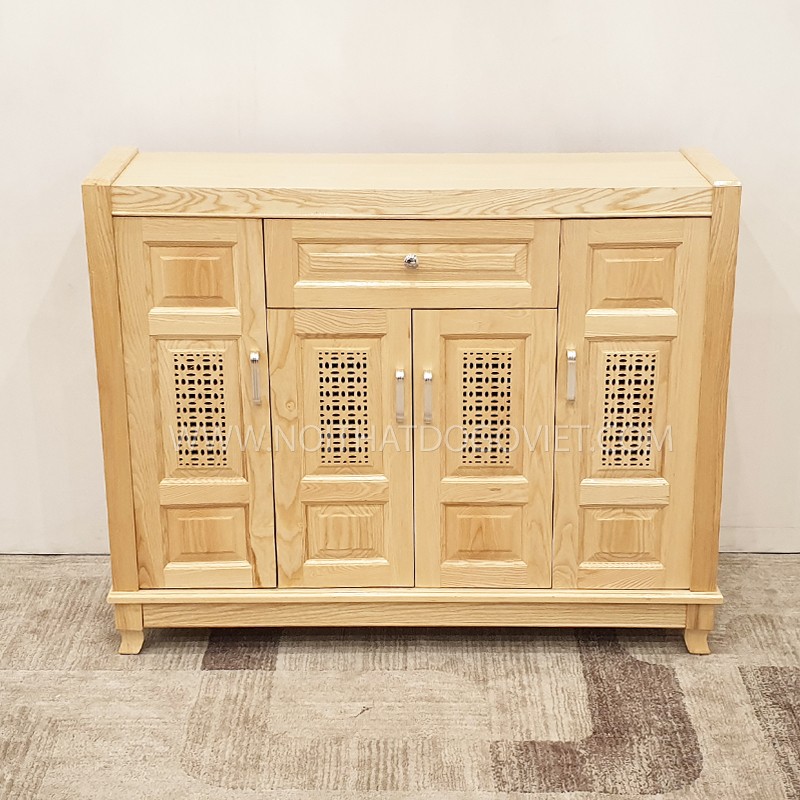 Tủ giày gỗ tự nhiên đẹp
